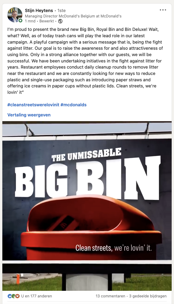 The most beautiful bins